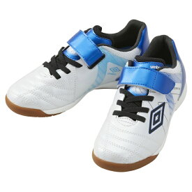 【全品対象最大10％OFFクーポン！7/13 10:00〜7/15 23:59】アンブロ UMBRO フットサルシューズ インドア ベルクロ ジュニア アクセレイターSB JR ワイド 幅広 室内履き キッズ IN UF5SFCF5J