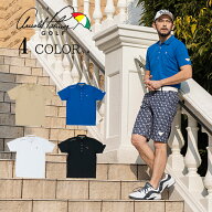 アーノルドパーマー arnold palmer ゴルフウェア ポロシャツ 半袖 メンズ 衿裏プリント半袖ポロシャツ AP…