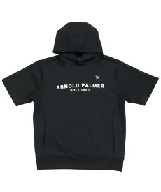 アーノルドパーマー arnold palmer ゴルフウェア スウェット メンズ 半袖スウェットロゴフーディー AP220105D02