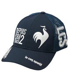 【最大10％OFFクーポン！7/4 20:00〜7/11 1:59】ルコックスポルティフ le coq sportif ゴルフ キャップ メンズ ロゴメッシュキャップ LG5SCP06M