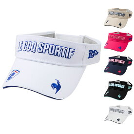 【10月4日20:00開始！ほとんど全品ポイントUP】ルコックスポルティフ le coq sportif ゴルフ サンバイザー レディース ロゴサンバイザー LG5SCP50L