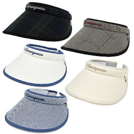 マンシング(Munsingwear) ゴルフ サンバイザー レディース 和紙オックスクリップバイザー MG5SCP50L 【2025年春夏モデル】