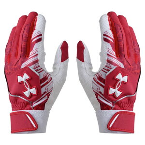 A_[A[}[ 싅 obeBOO[u p Y UA CLEAN UP BATTING GLOVES 6001310-600 UNDER ARMOUR