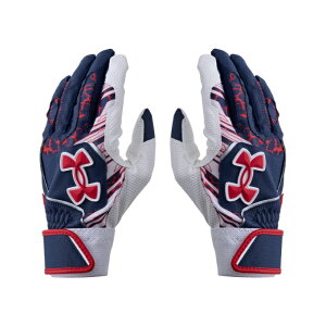 A_[A[}[ 싅 Xgoh WjA UA CLEAN UP BATTING GLOVES 6001317-410 UNDER ARMOUR