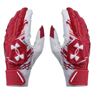 A_[A[}[ 싅 obeBOO[u p WjA UA CLEAN UP BATTING GLOVES 6001317-600 UNDER ARMOUR