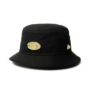 ニューエラ NEW ERA ゴルフ ハット メンズ BUCKET01 METAL PLATE BLK GLD 14388516