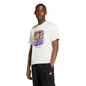 アディダス Tシャツ 半袖 メンズ レディース ベルリン ペーパーカット半袖Tシャツ ジェンダーニュートラル JF2477 KUI54 adidas