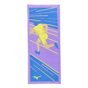 【全品対象最大10%OFFクーポン 10/24 20:00〜10/27 1:59】ミズノ フェイスタオル 今治製タオル 陸上デザイン 32JYC122 MIZUNO