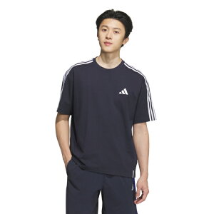 アディダス Tシャツ 半袖 メンズ エッセンシャルズ プラス ルーズフィット スリーストライプス 半袖Tシャツ ESS+ 3S Tシャツ JUP90-JW6945 adidas