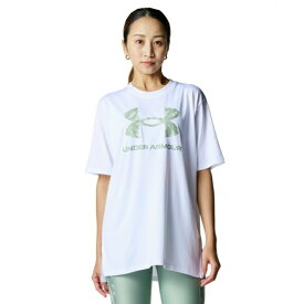 アンダーアーマー Tシャツ 半袖 レディース UA TECH OVERSIZE SHORT SLEEVE T-SHIRT 6001329-100 UNDER ARMOUR