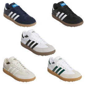 アディダス ゴルフシューズ スパイクレス メンズ レディース サンバ ゴルフ フルグレインレザー NNO26 adidas