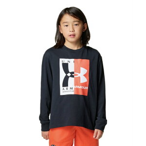 A_[A[}[ TVc  WjA UA HEAVYWEIGHT COTTON GRAPHIC LONG SLEEVE T-SHIRT 6001340-001 UNDER ARMOUR