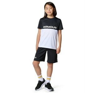 A_[A[}[ TVc  WjA UA TECH COLOR BLOCK T-SHIRT  SHORTS SET 6001343-001 UNDER ARMOUR