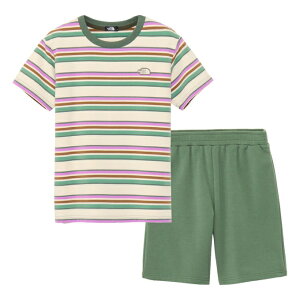 ySiΏۍő10OFFN[|! 9/25 23:59܂ŁzUEm[XEtFCX TVc  WjA SS Border Tent Tee & Short NTJ32436-DG m[XtFCX THE NORTH FACE