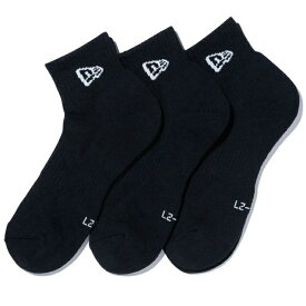 【全品最大10％OFF！6/22 20:00〜6/27 1:59】ニューエラ NEW ERA アンクルソックス メンズ レディース ジュニア ソックス アンクル 3ペア 14518191