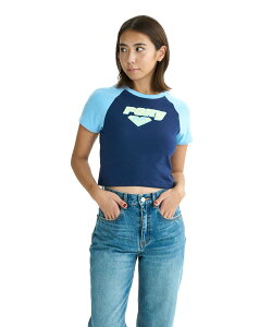 ロキシー ROXY Tシャツ 半袖 レディース SUN OVER ラグラン半袖チビT RST252041