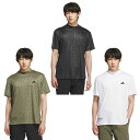 アディダス ゴルフウェア 半袖シャツ メンズ BOSロゴ柄デボス モックネック 半袖シャツ KVH25 adidas