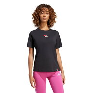 アディダス Tシャツ 半袖 レディース ラウンジ ミニ グラフィック半袖Tシャツ JN8224 KQK54 adidas