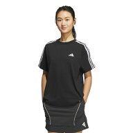アディダス Tシャツ 半袖 レディース エッセンシャルズ プラス スリーストライプス 半袖Tシャツ JW4499 J…