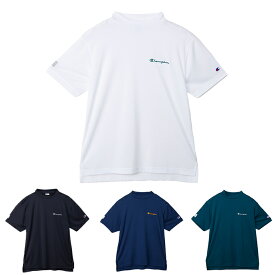 【全品最大10％OFF！6/22 20:00〜6/27 1:59】チャンピオン Champion ゴルフウェア 半袖シャツ メンズ MOCK NECK SHIRT C3-BG323