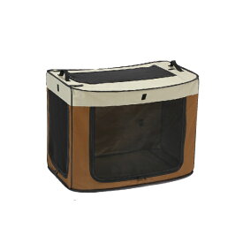 マルカン MARUKAN ケージ どこでもワンタッチケージ M ブラウン DP-683【ご自宅配送限定】 ‥