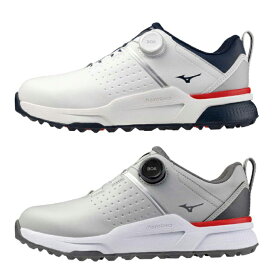 ミズノ ゴルフシューズ スパイクレス メンズ ハザードエナジー ボア 防水 51GQ2501 MIZUNO