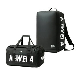 【全品対象最大10%OFF！2025年8/15 0:00〜8/20 23:59】 ニューエラ NEW ERA ボストンバッグ クラブ メンズ レディース ダッフルバッグ 50L 2ウェイ プリントロゴ ブラック 14521343G