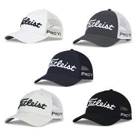 【全品対象最大10%OFF！2025年8/15 0:00〜8/20 23:59】 タイトリスト Titleist ゴルフ キャップ メンズ ツアーパフォーマンスメッシュキャップ TH25ATPMA