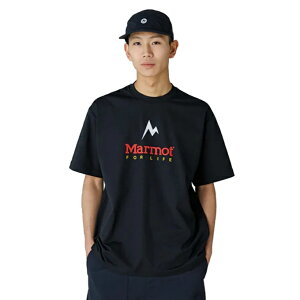 �}�[���b�g Marmot T�V���c ���� �����Y Marmot For Life T-Shirts MTSS25MST061-BLACK