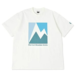 �}�[���b�g Marmot T�V���c ���� �����Y Crack T-Shirs MTSS25MST063-WHITE
