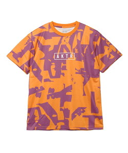 �A�N�^�[(AKTR) �o�X�P�b�g�{�[���E�F�A �����V���c �����Y ���f�B�[�X CUT-UP CAMO AKTR LOGO SPORTS TEE �J�b�g�A�b�v �J�� ���S �X�|�[�c �e�B�[ 125-024005