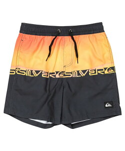 �N�C�b�N�V���o�[ QUIKSILVER �T�[�t�p���c �j�̎q �W���j�A EVERYDAY WORDBLOCK VL YTH14 �L�b�Y �{�[�h�V���[�c KBS251002
