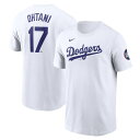 ナイキ Fanatics MLB 野球ウェア 半袖Tシャツ メンズ N&N Tシャツ大谷 パッチあり N199-10AD9-01E-P NIKE