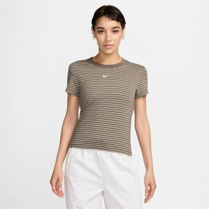 ナイキ Tシャツ 半袖 レディース L NSW CHLL ボーダー半袖T HF9525-233 NIKE