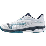 ミズノ MIZUNO テニスシューズ オムニ クレー メンズ レディース ウエーブエクシード6 WIDE OC 61GB251318