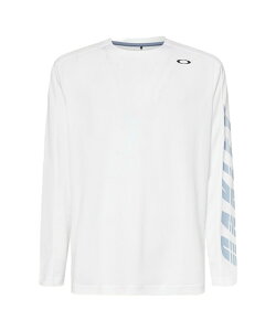 I[N[ OAKLEY ejXEFA TVc  Y SLANT LOGO PRINT L/S TEE 12.0 FOA408265 yKiz