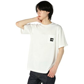 ザ・ノース・フェイス(THE NORTH FACE) Tシャツ 半袖 メンズ ショートスリーブスクエアロゴポケットティー NT82541-W 【国内正規品】