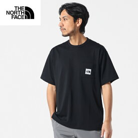 ザ・ノース・フェイス(THE NORTH FACE) Tシャツ 半袖 メンズ ショートスリーブスクエアロゴポケットティー NT82541-K 【国内正規品】