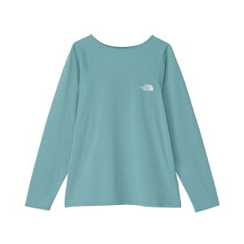 ザ・ノース・フェイス THE NORTH FACE Tシャツ 長袖 レディース ロングスリーブ ES デザインドティー 青 あお ブルー ロンT ノースフェイス NTW82582-BE