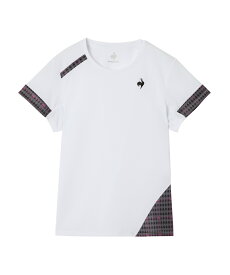 【全品対象最大3万ポイント還元＆10％OFF！ 3/4 20:00〜3/11 1:59】ルコックスポルティフ(le coq sportif) テニスウェア ゲームシャツ レディース 半袖ゲームシャツ LN5FHT23L