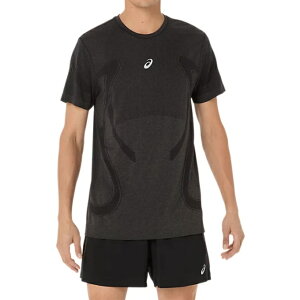 アシックス asics ランニングウェア Tシャツ 半袖 メンズ ROADランニングシームレス半袖シャツ 2011D355-001