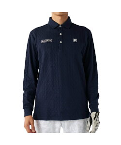 フィラ FILA ゴルフウェア ポロシャツ 長袖 メンズ 長袖ポロシャツ 785-501 【2025年秋冬モデル】