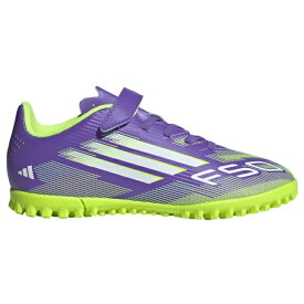 アディダス(adidas) サッカー トレーニングシューズ ジュニア F50 CLUB TF H&L キッズ ターフ用 F50 Club Hook-and-Loop Turf Boots Kids JI0033 NIL91