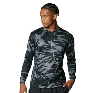 A_[A[}[ 싅 A_[Vc  Y UA TECH NOVELTY LONG SLEEVE CREW NECK T-SHIRT 6007968-001 UNDER ARMOUR