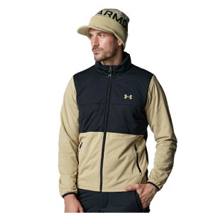 アンダーアーマー(UNDER ARMOUR) ゴルフウェア ブルゾン メンズ UAドライブ プロ インサレーテッド ハイブリッド フルジップ ジャケット 6007924-234