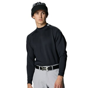 アンダーアーマー(UNDER ARMOUR) ゴルフウェア 長袖シャツ メンズ UAドライブ アーマーニット ロングスリーブ モックネック シャツ 6007931-001 【2025年秋冬モデル】