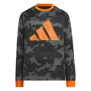 �A�f�B�_�X adidas T�V���c ���� �W���j�A Musthaves Camo Regular Fit Doubleknit Long-Sleeve Top Kids KA1344 KGL39