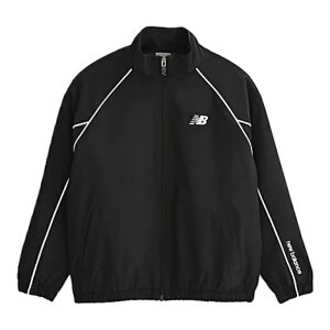 j[oX(new balance) NXEFA WPbg WjA Brushed Tricot Lined Woven Track Jacket YJ53171-BK