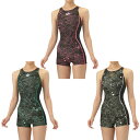 アリーナ(arena) トレーニング水着 レディース トレーニングミドルスパッツ BW柄 AS5FWM10L