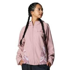 A_[A[}[ EChu[J[ WPbg fB[X UA TRICOT WOVEN PRINT FULL-ZIP HOODIE 6010220-673 UNDER ARMOUR